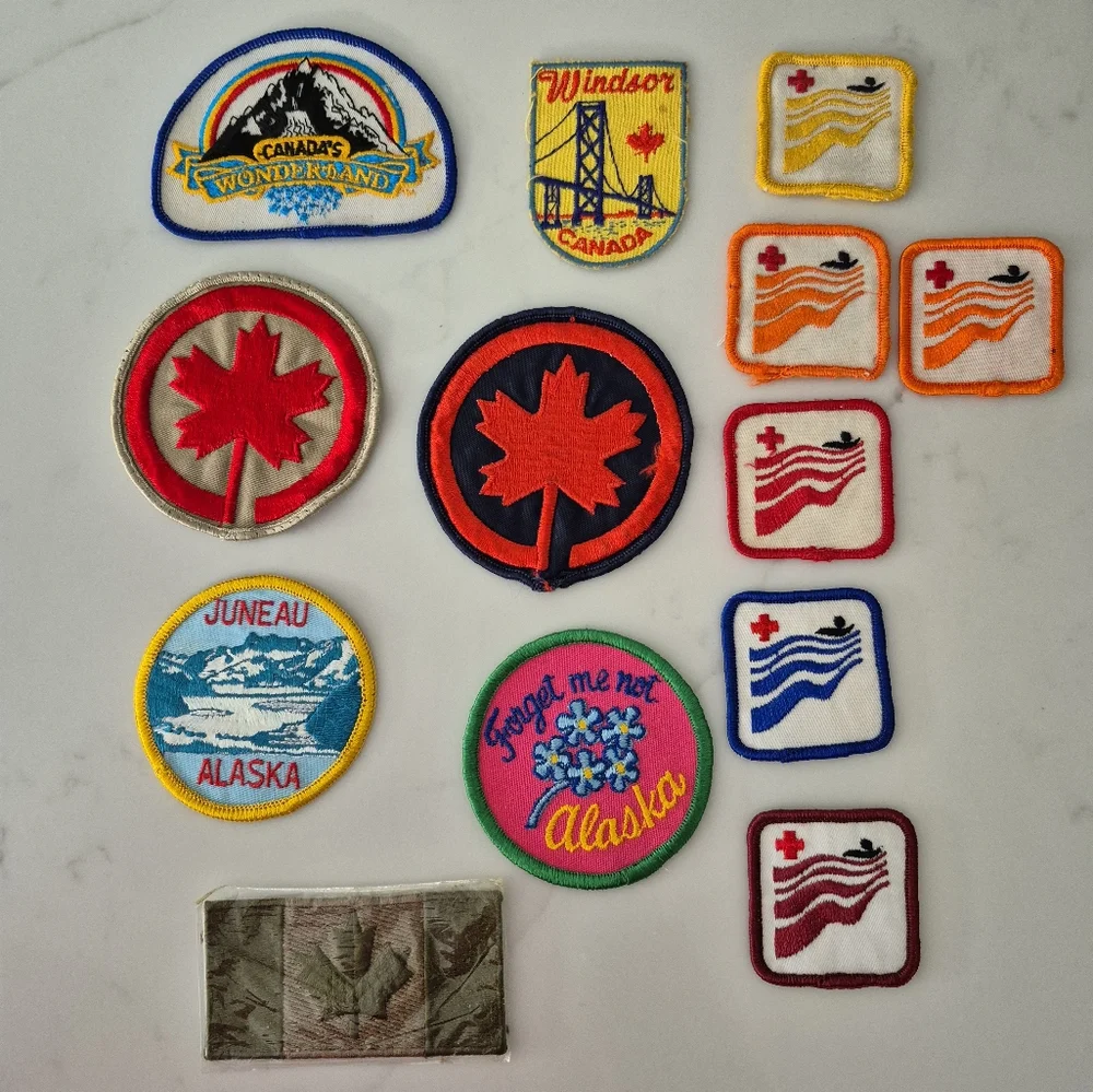 Vintage Retro embroidered 13 patches. - Picture 1 of 8